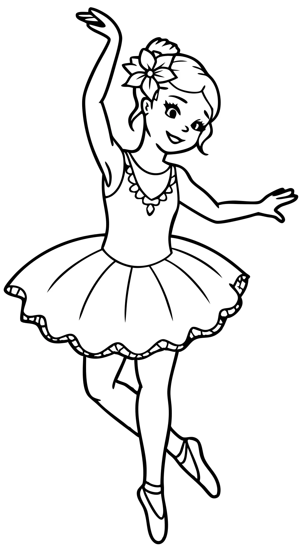 ballerina printable coloring pages